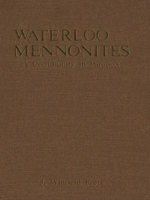 cover image of The Waterloo Mennonites